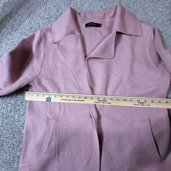 Pink Merokeety Pink Duster Trench Style Winter Coat – New Without Tags (Size L) - Picture 4 of 5